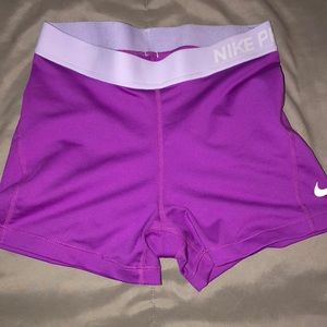 Nike pro spandex shorts